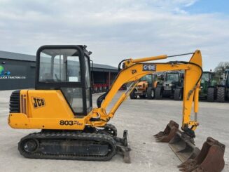 Mini excavatrice JCB 803 Plus 1999 – Machine pratique et en bon état pour vos travaux